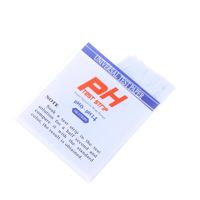 Aquarium Test Kit - แผ่นทดสอบค่า pH น้ำแบบใหม่ 100 ชิ้น ช่วง
