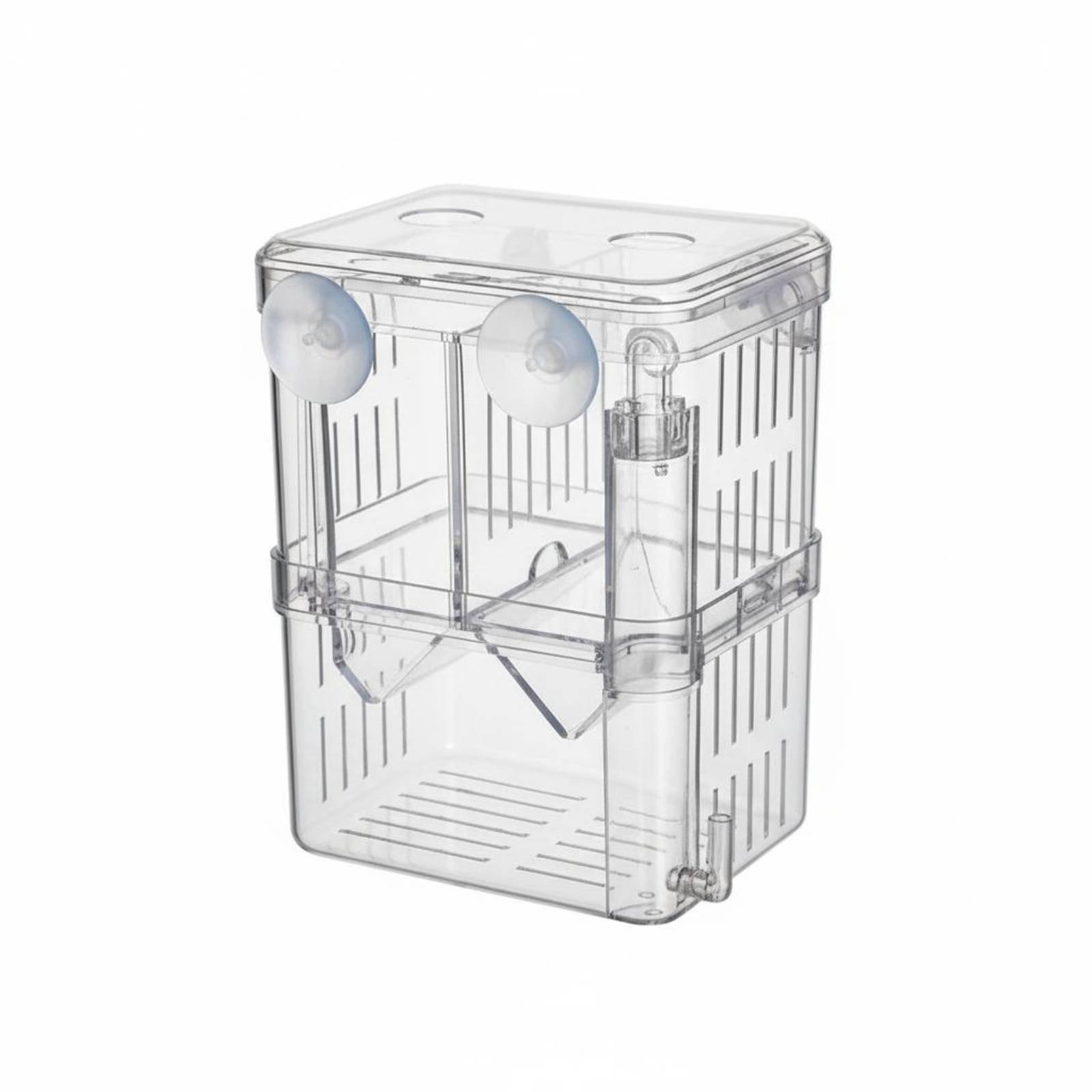 Aquarium Fish Breeding - ตู้เพาะพันธุ์ปลาสองชั้นสำหรับแยกลูกปลา กล่องเพาะพันธุ์โปร่งใสสำหรับอุปกรณ์ตู้ปลา