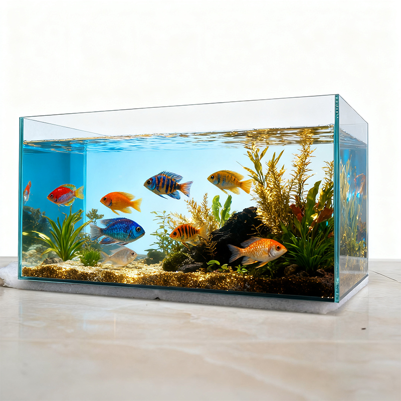 Aquarium Fish And Price - อุปกรณ์ตกแต่งตู้ปลา ราคาโรงงาน รับสั่งทำ ตู้ปลาทรงสี่เหลี่ยมผืนผ้า กระจกคุณภาพสูง เป็นมิตรต่อสิ่งแวดล้อม