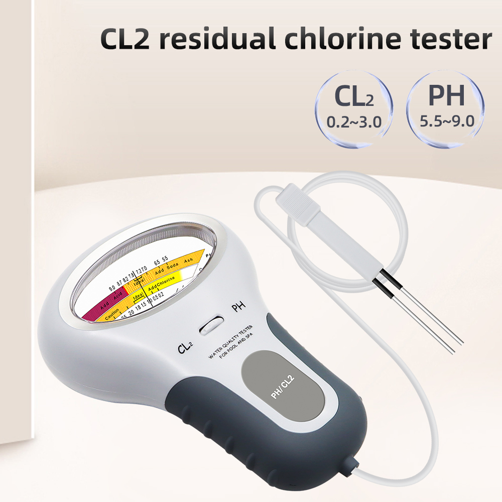 Aquarium Test Kit - เครื่องตรวจจับคลอรีนแบบ2 in 1, เครื่องวัดค่า pH และ
