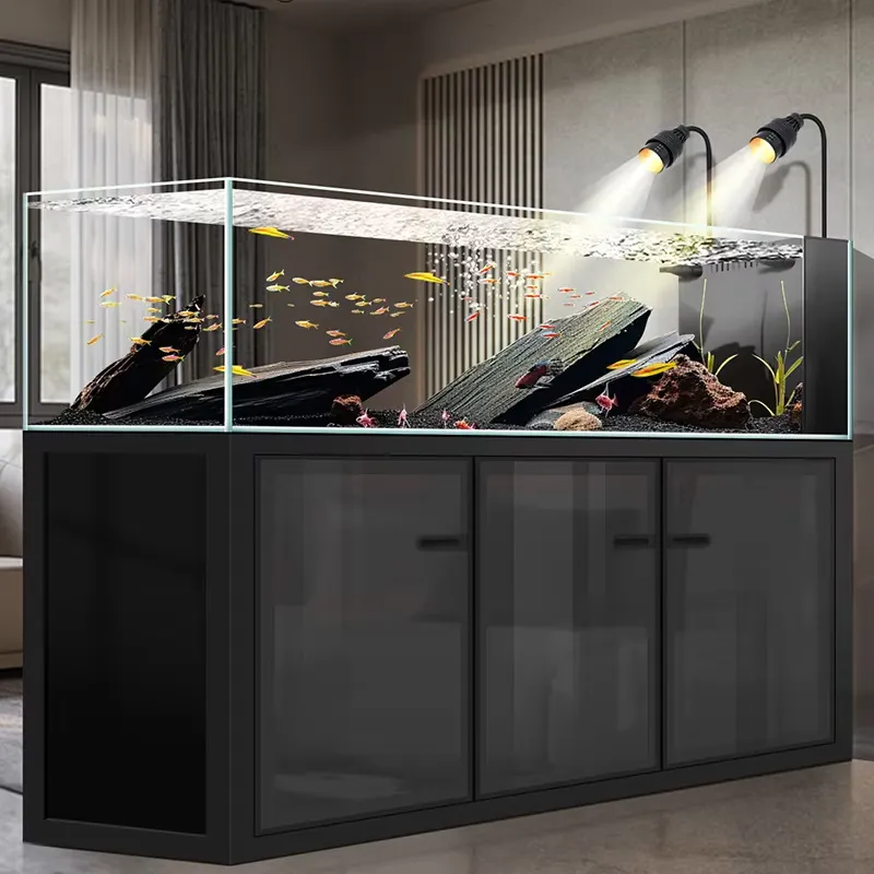 Aquarium Fish And Price - ราคาโรงงาน ตู้ปลาทรงสี่เหลี่ยมขนาด 240 แกลลอน สำหรับห้องนั่งเล่น ดีไซน์หรูหรา
