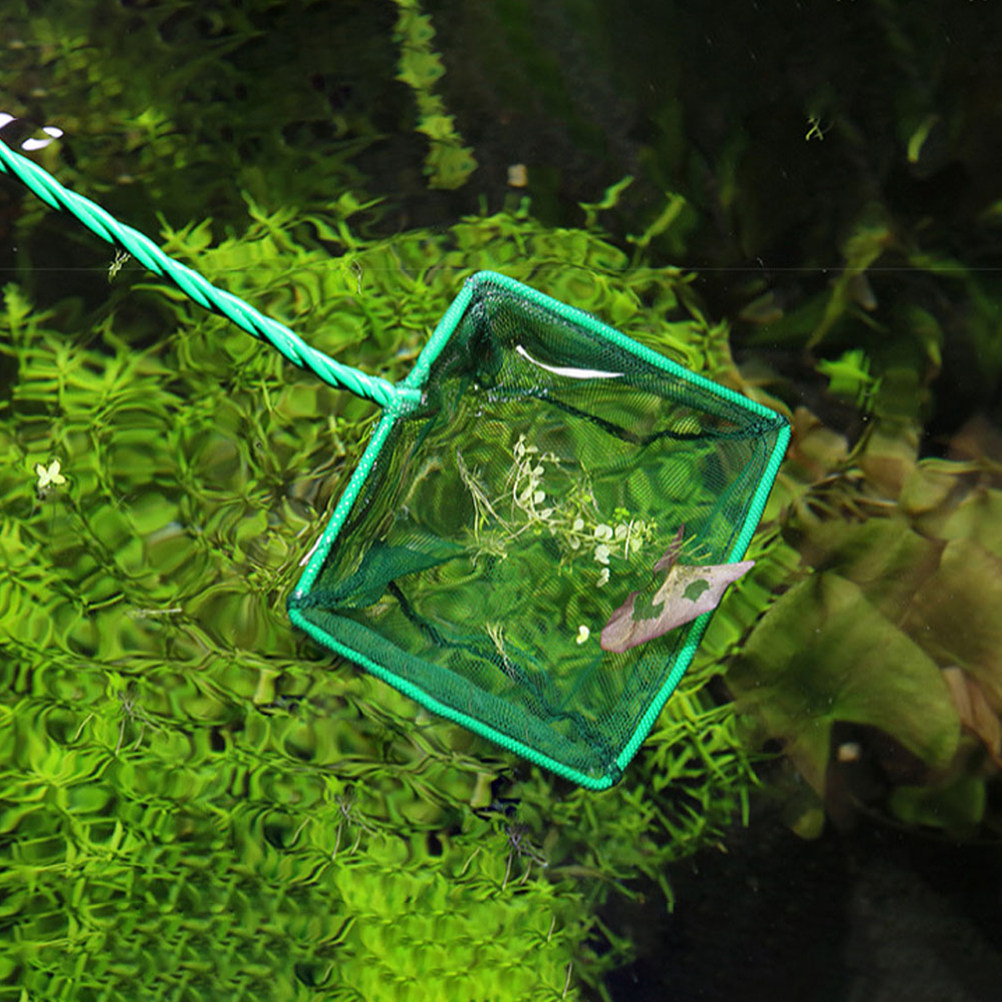 Aquarium Fishland - 2 ชิ้น ตาข่ายจับปลาแบบพกพา ตาข่ายจับปลาสำหรับตู้ปลา สำหรับจับกุ้ง จับปลาขนาดเล็ก