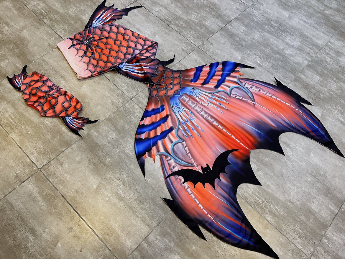 ชุดว่ายน้ำหางนางเงือกชายหญิงแบ - Aquarium Fish In บทวิจารณ์และราคา