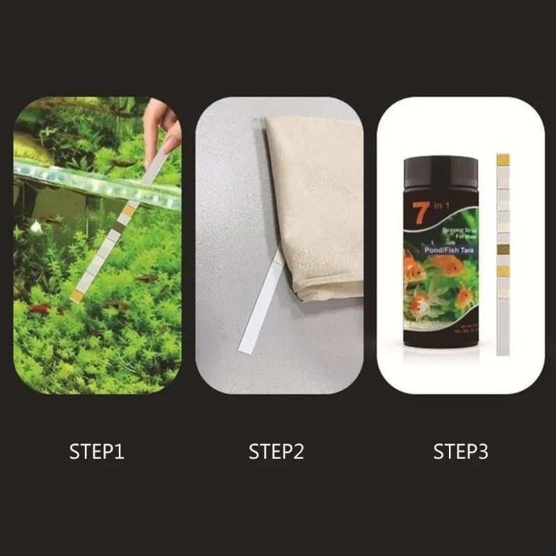 แถบทดสอบน้ำในตู้ปลา ชุดทดสอบน้ - Aquarium Test Kit บทวิจารณ์และราคา