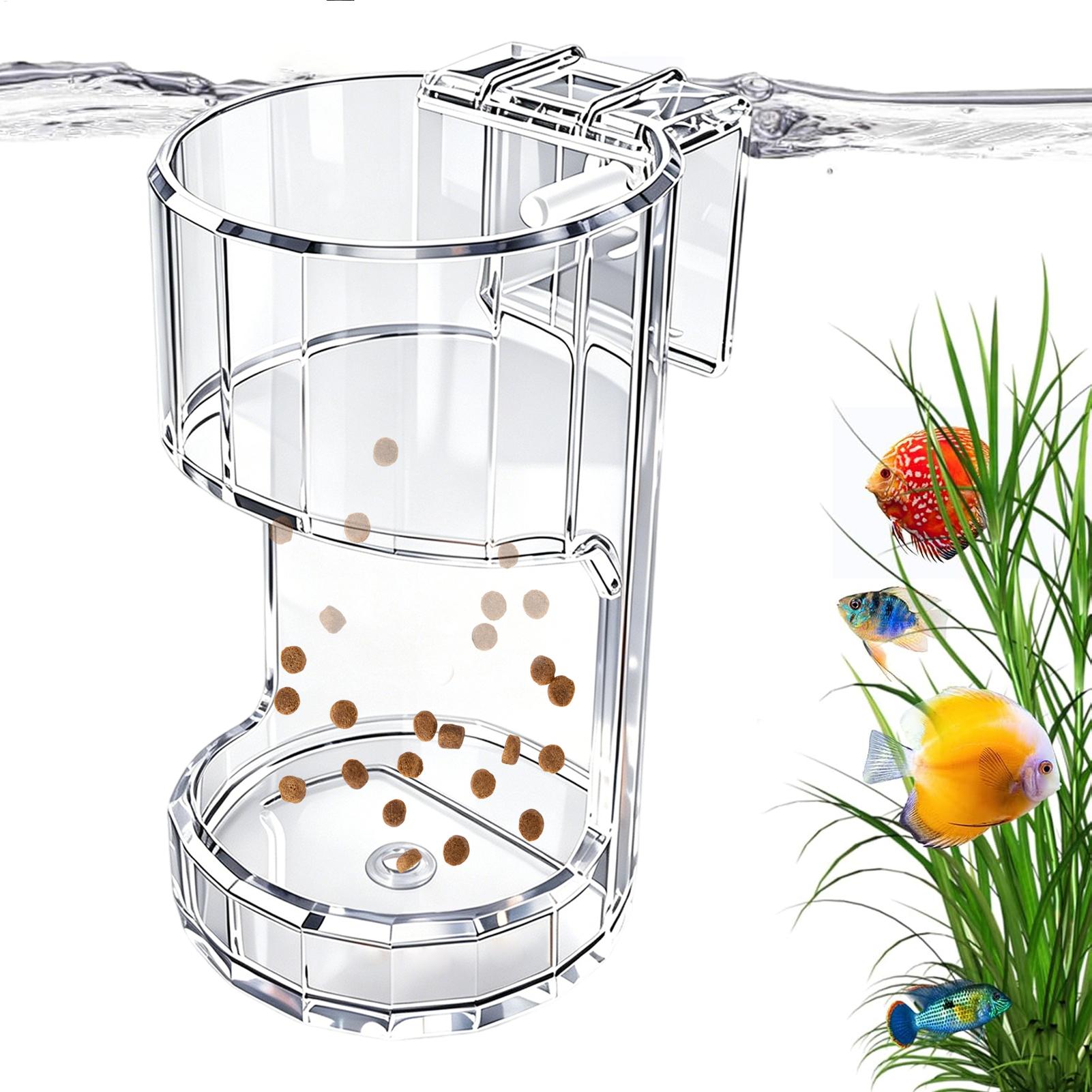 ชามใส่อาหารปลาตู้ปลาแบบโปร่งใส - Aquarium Fish Price บทวิจารณ์และราคา