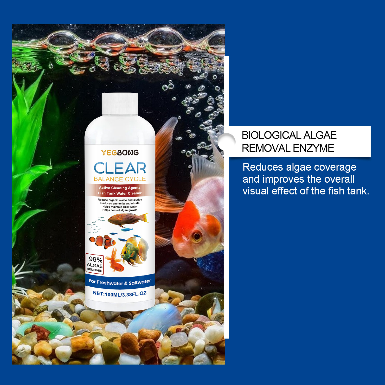 Aquarium Water Clarifier 100ml - Aquarium Fish Breeding บทวิจารณ์และราคา
