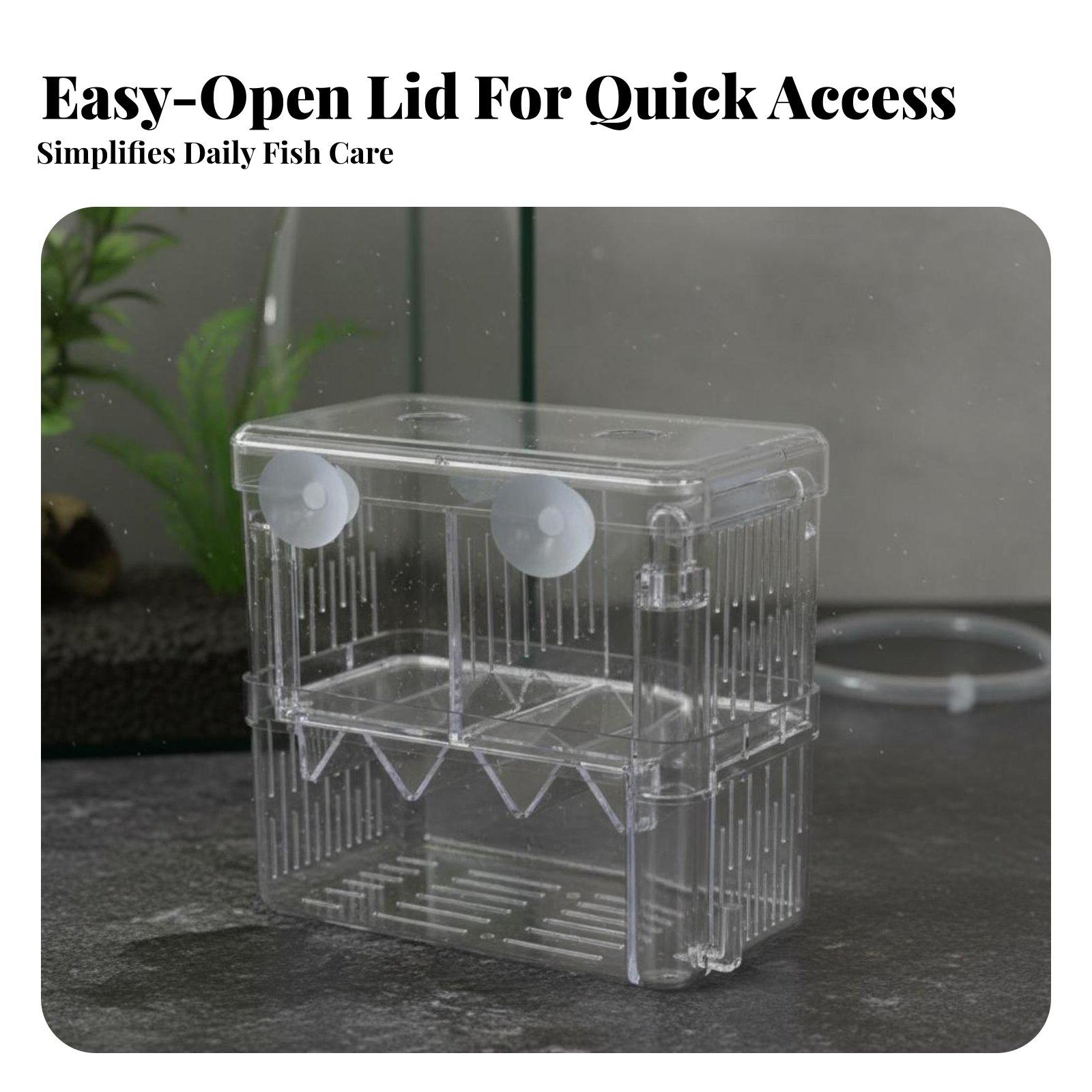 ตู้เพาะพันธุ์ปลาสองชั้นสำหรับแ - Aquarium Fish Breeding บทวิจารณ์และราคา