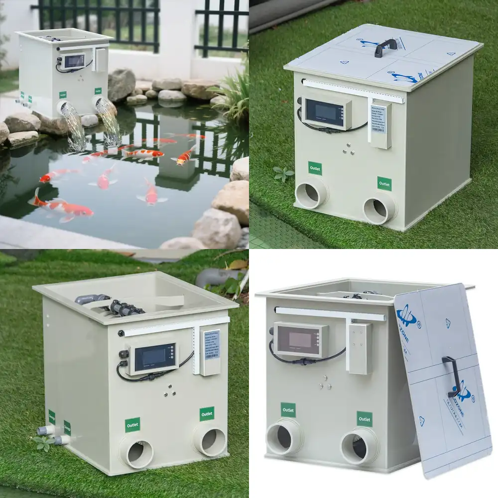 เครื่องกรองน้ำแบบดรัมไมโคร Qih - Aquarium Fish In บทวิจารณ์และราคา