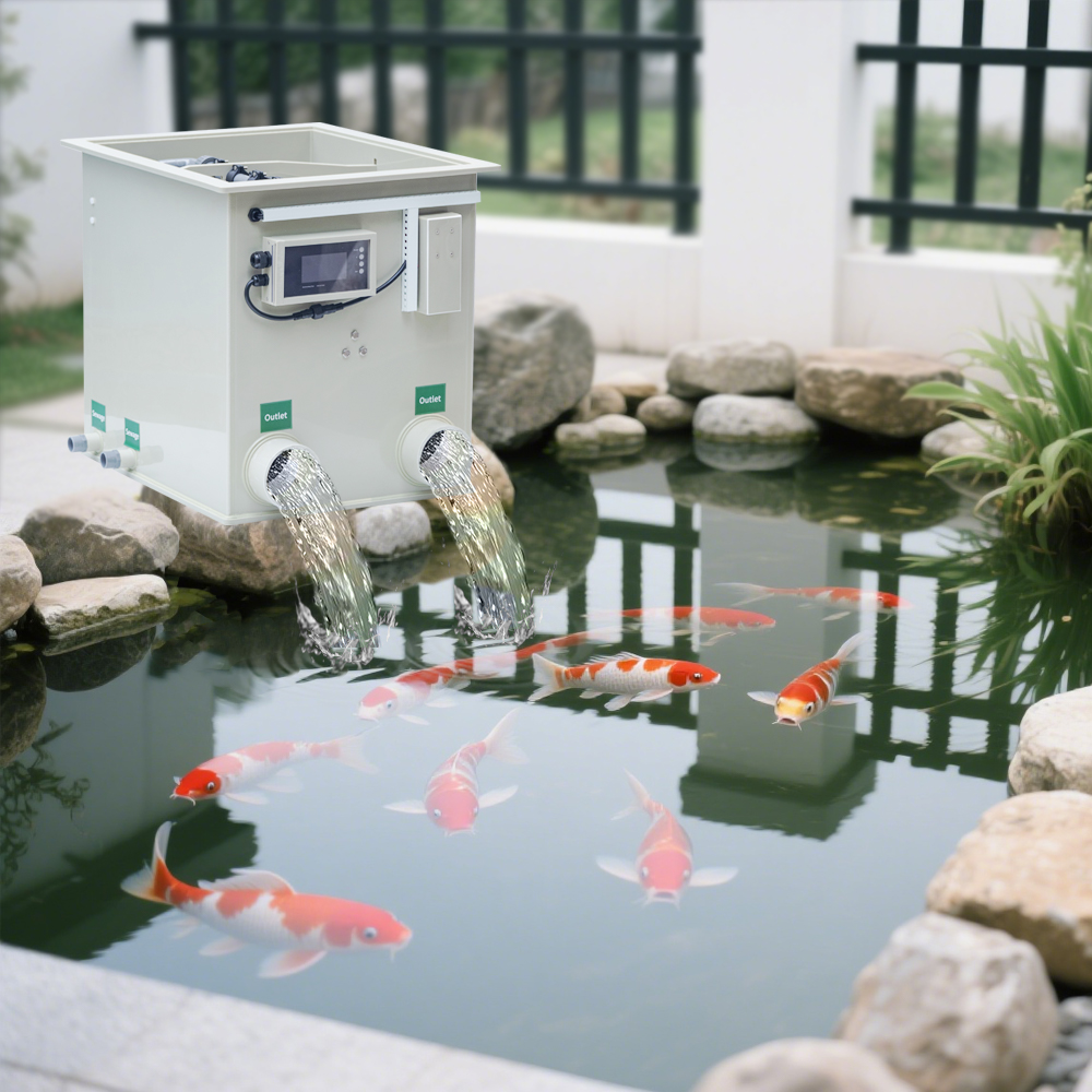 เครื่องกรองน้ำแบบดรัมไมโคร Qih - Aquarium Fish In บทวิจารณ์และราคา