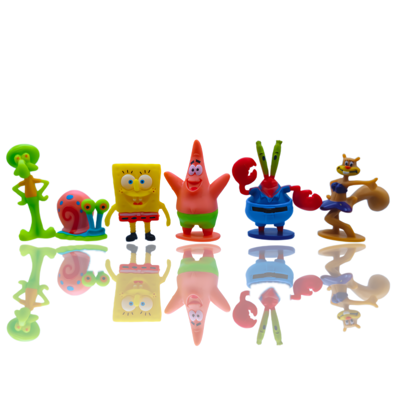 ของตกแต่งตู้ปลาสpongebob 6 ชิ้ - Aquarium Fish Breeding บทวิจารณ์และราคา