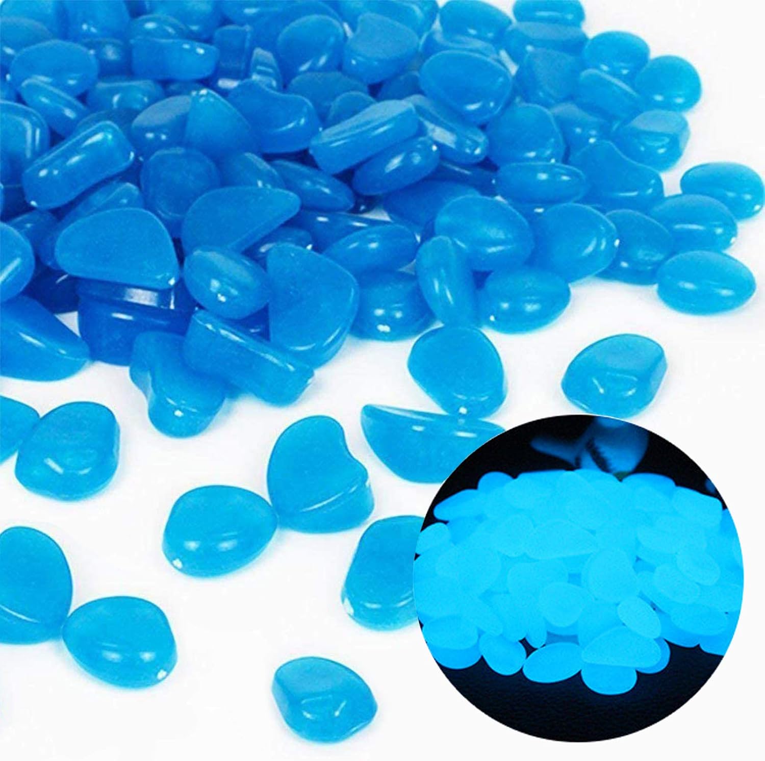 ถังปลา Rocks Glow Blue Pebbles - Aquarium Fish Breeding บทวิจารณ์และราคา