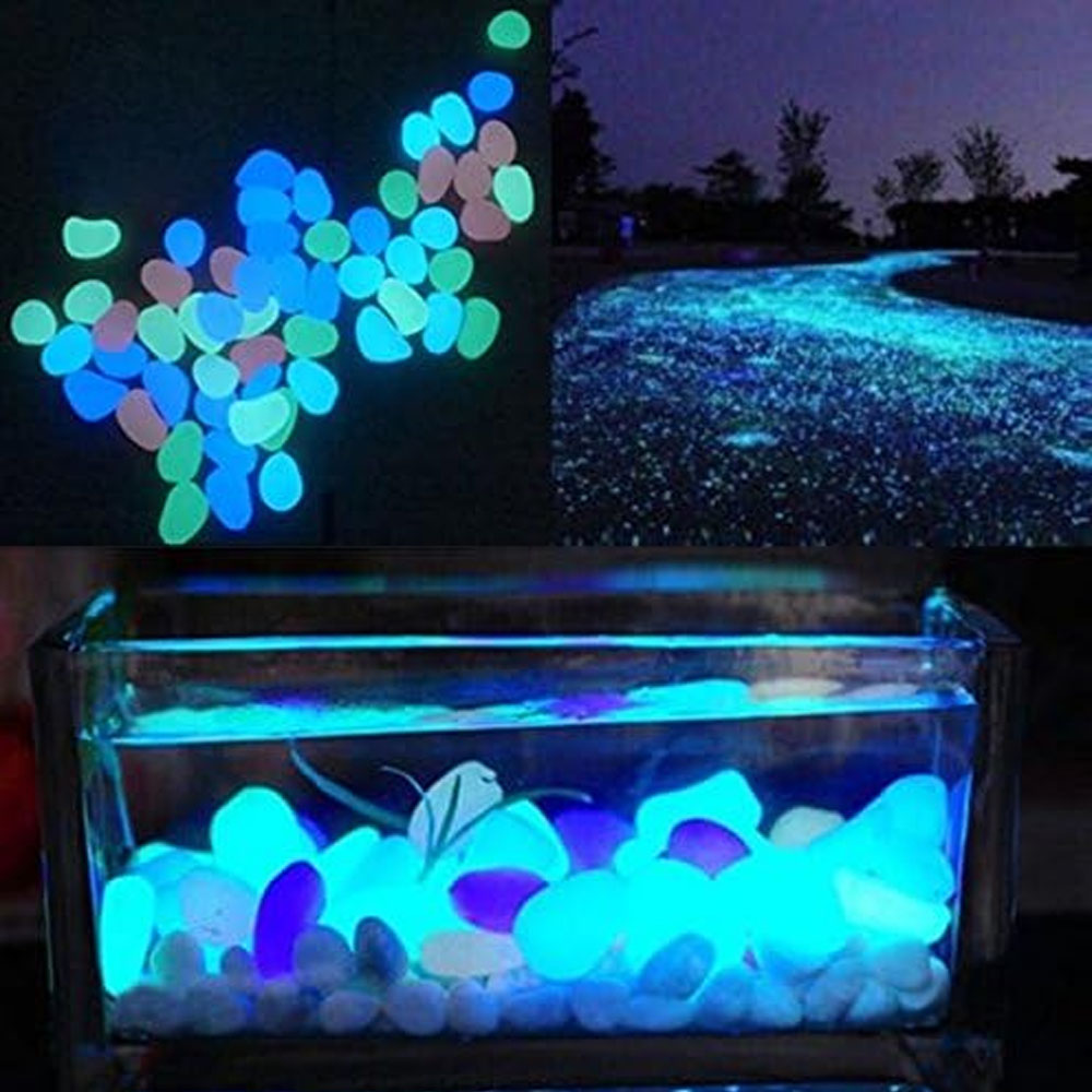 ถังปลา Rocks Glow Blue Pebbles - Aquarium Fish Breeding บทวิจารณ์และราคา