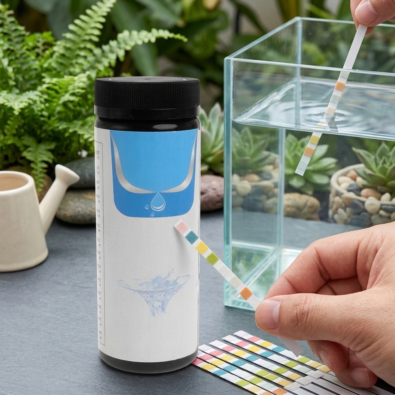 แถบทดสอบคุณภาพน้ำ 50 ชิ้น 7 in - Aquarium Test Kit บทวิจารณ์และราคา