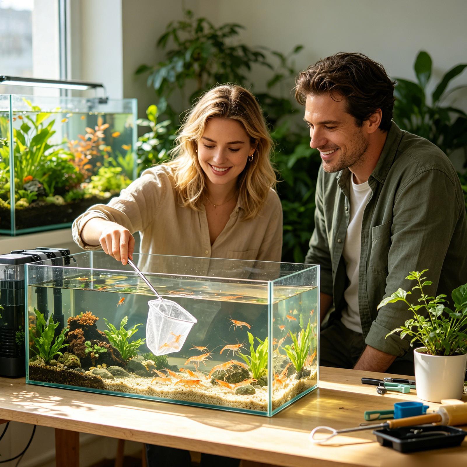 ชุดอุปกรณ์ตกปลา 2 ชิ้น ตาข่ายด - Aquarium Fishland บทวิจารณ์และราคา