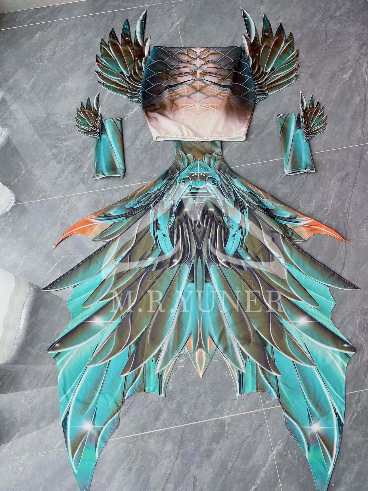 ชุดหางนางเงือกแบบคู่ สำหรับการ - Aquarium Fish In บทวิจารณ์และราคา