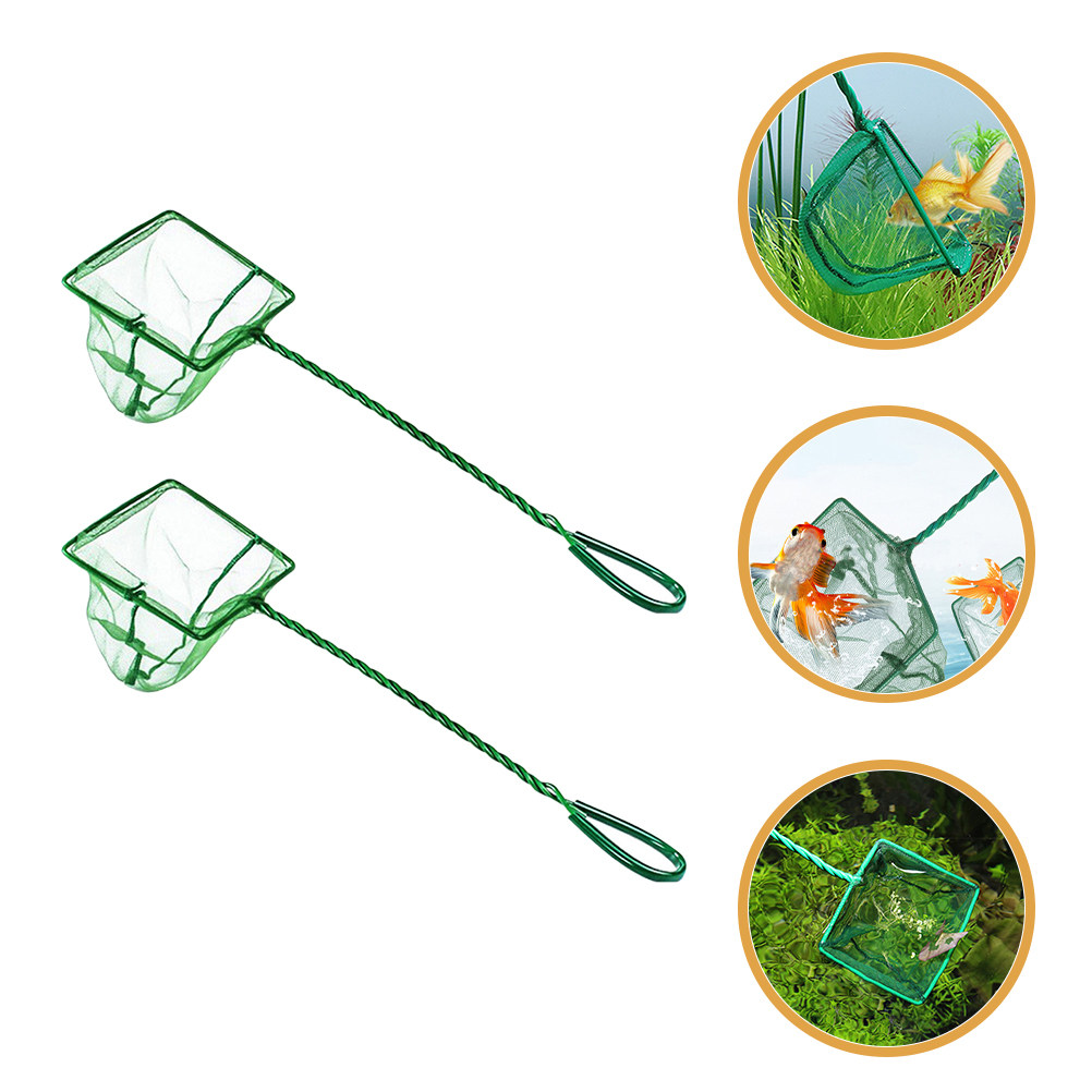 2 ชิ้น ตาข่ายจับปลาแบบพกพา ตาข - Aquarium Fishland บทวิจารณ์และราคา