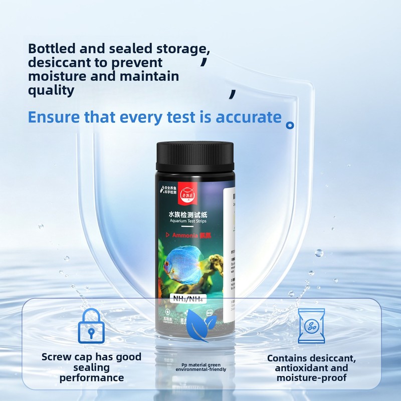 ชุดทดสอบน้ำในตู้ปลา 8-in-1 - ช - Aquarium Test Kit บทวิจารณ์และราคา